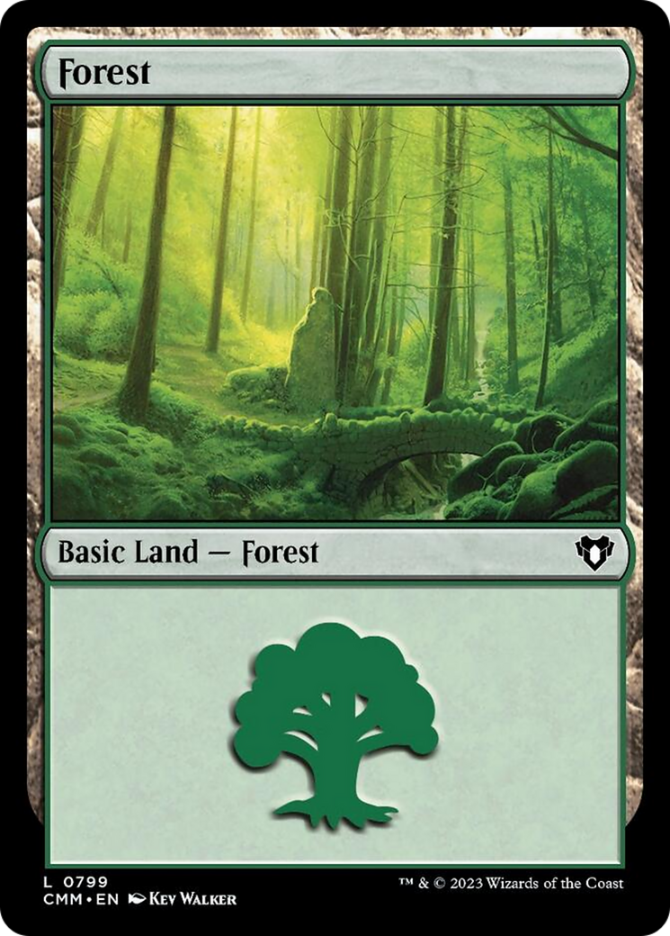 Forest (799) [Commander Masters] | Galaxy Games LLC