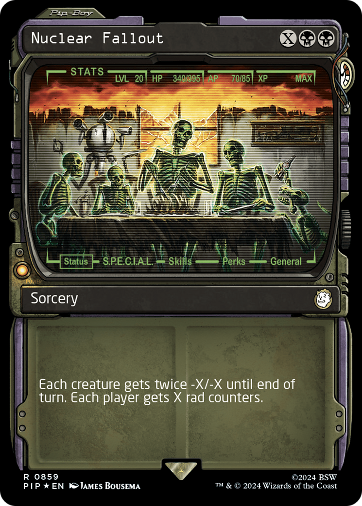 Nuclear Fallout (Showcase) (Surge Foil) [Fallout] | Galaxy Games LLC