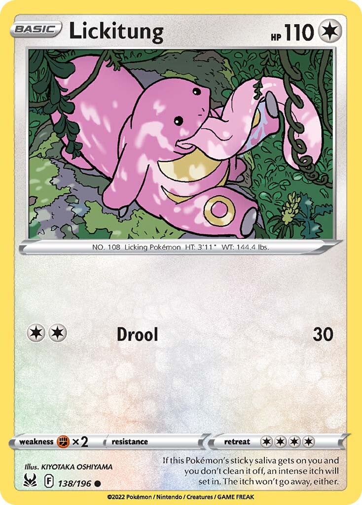 Lickitung (138/196) [Sword & Shield: Lost Origin] | Galaxy Games LLC