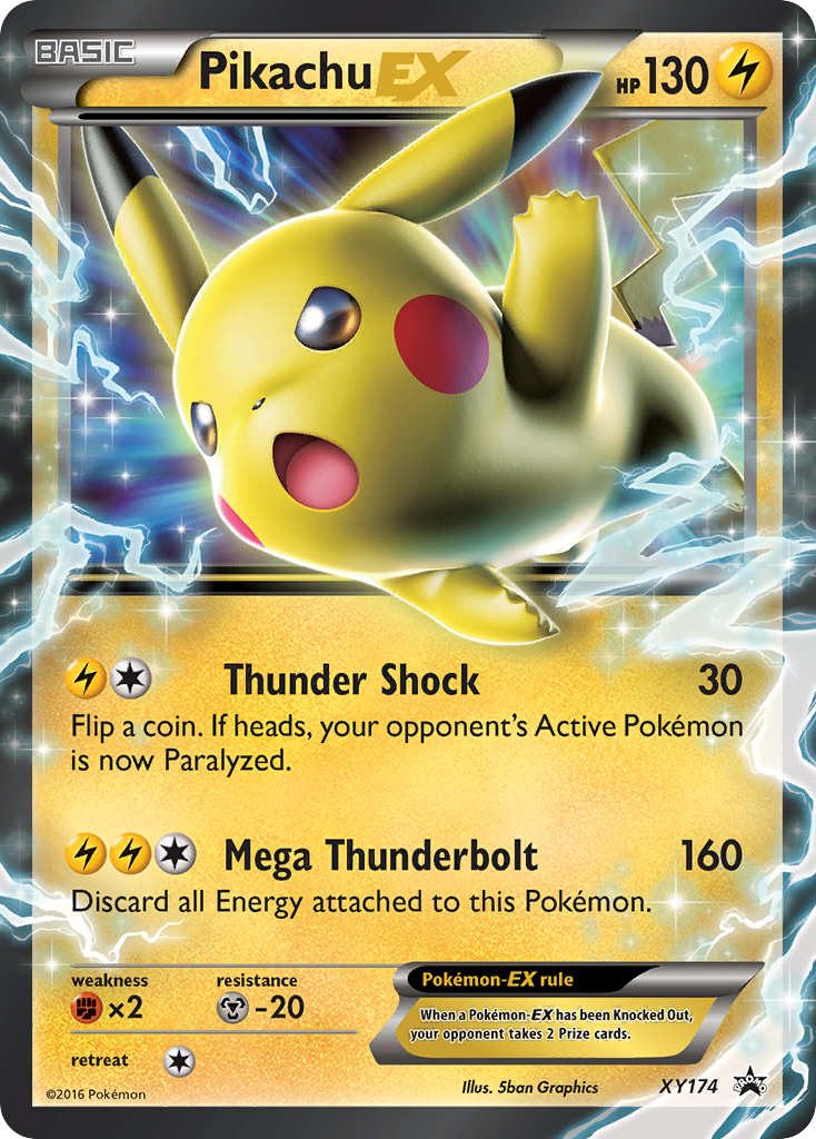 Pikachu EX (XY174) [XY: Black Star Promos] | Galaxy Games LLC