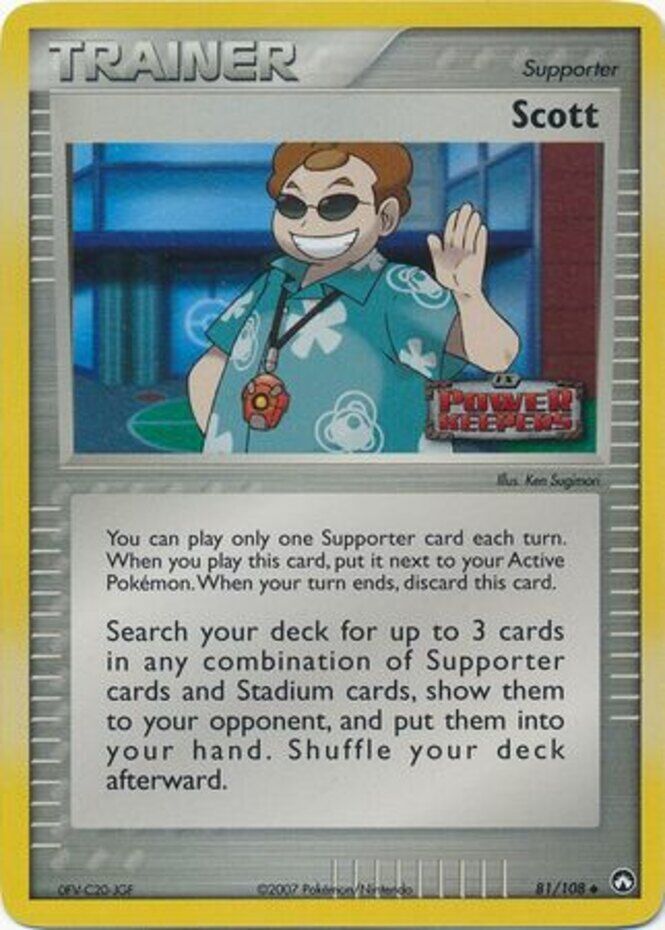 Scott (81/108) (Stamped) [EX: Power Keepers] | Galaxy Games LLC