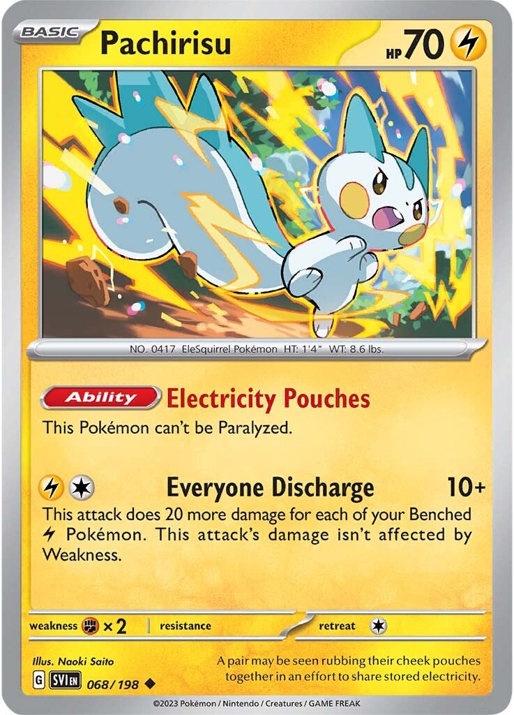 Pachirisu (068/198) [Scarlet & Violet: Base Set] | Galaxy Games LLC