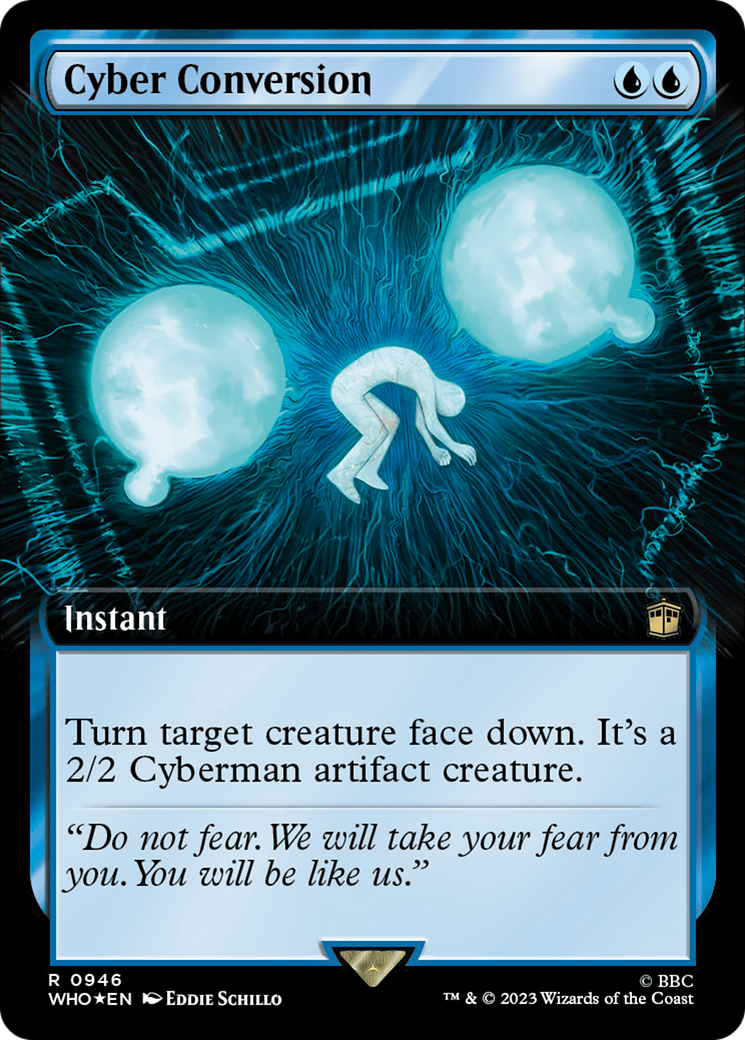 Cyber Conversion (Extended Art) (Surge Foil) [Doctor Who] | Galaxy Games LLC