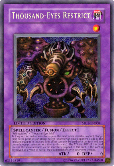 Thousand-Eyes Restrict [MC1-EN004] Secret Rare | Galaxy Games LLC