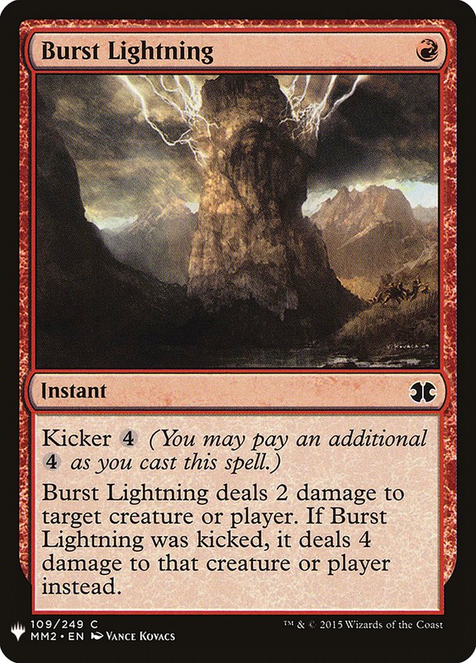 Burst Lightning [Mystery Booster] | Galaxy Games LLC