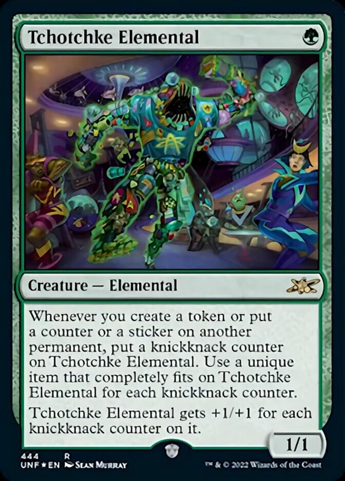 Tchotchke Elemental (Galaxy Foil) [Unfinity] | Galaxy Games LLC