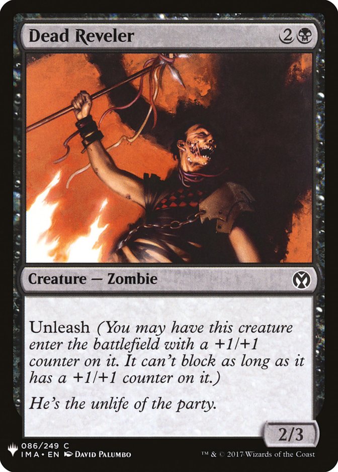Dead Reveler [Mystery Booster] | Galaxy Games LLC