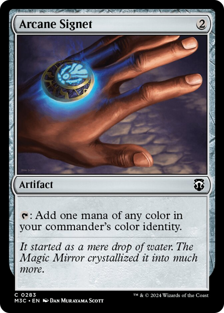 Arcane Signet (Ripple Foil) [Modern Horizons 3 Commander] | Galaxy Games LLC