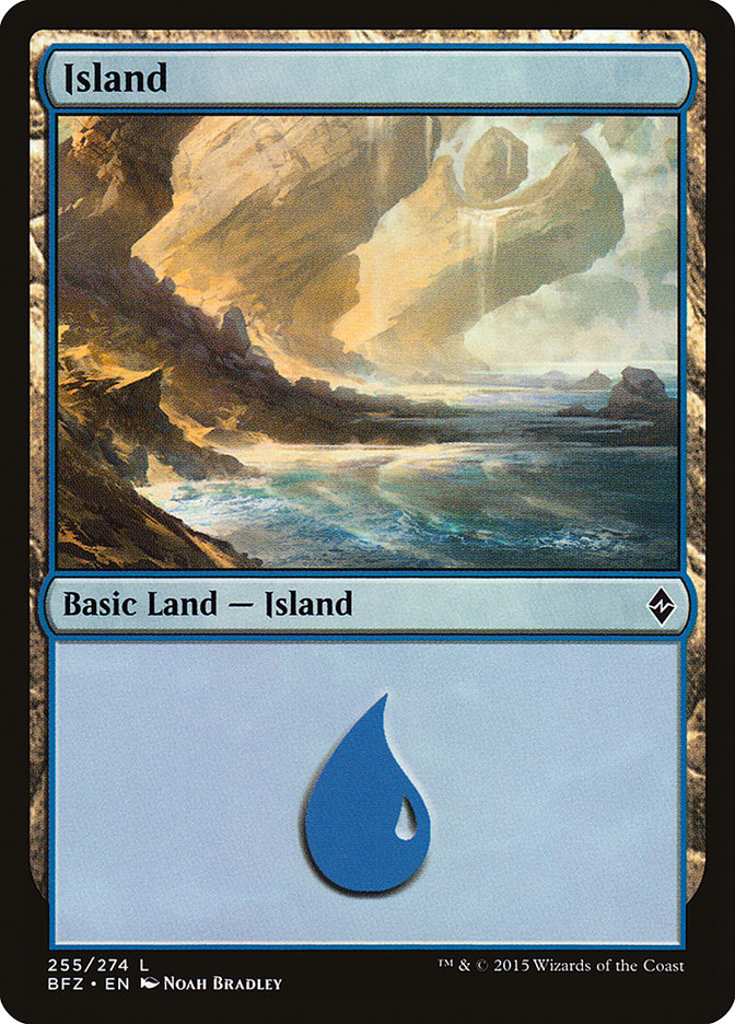 Island (255) [Battle for Zendikar] | Galaxy Games LLC