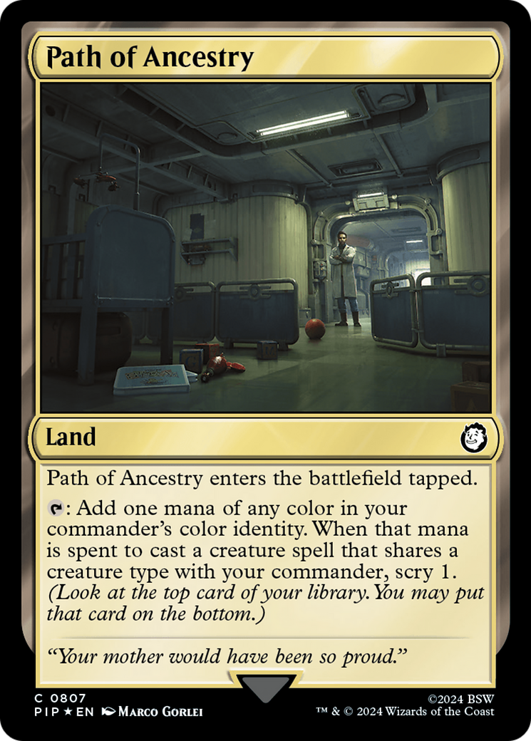 Path of Ancestry (Surge Foil) [Fallout] | Galaxy Games LLC