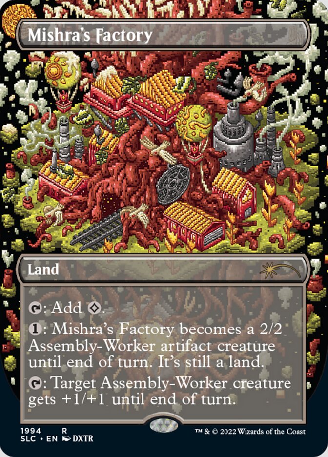 Mishra's Factory (Borderless) [Secret Lair Countdown Kit] | Galaxy Games LLC