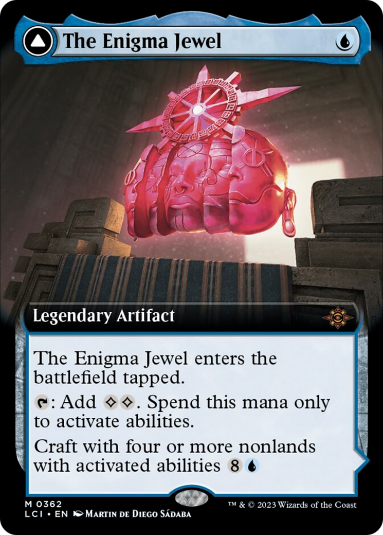 The Enigma Jewel // Locus of Enlightenment (Extended Art) [The Lost Caverns of Ixalan] | Galaxy Games LLC