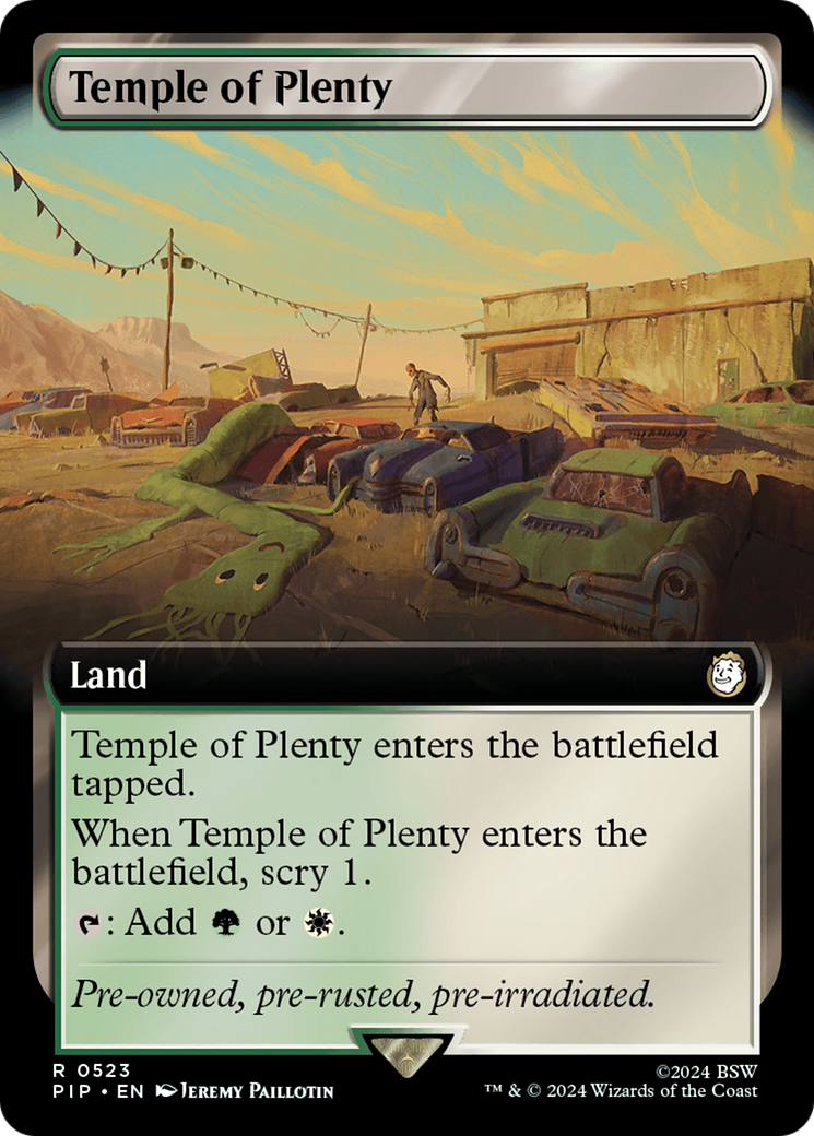 Temple of Plenty (Extended Art) [Fallout] | Galaxy Games LLC