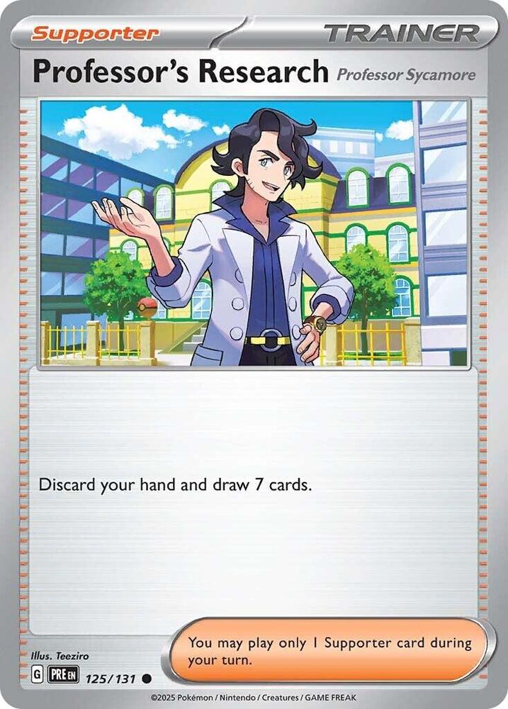 Professor's Research (125/131) [Professor Sycamore] [Scarlet & Violet: Prismatic Evolutions] | Galaxy Games LLC