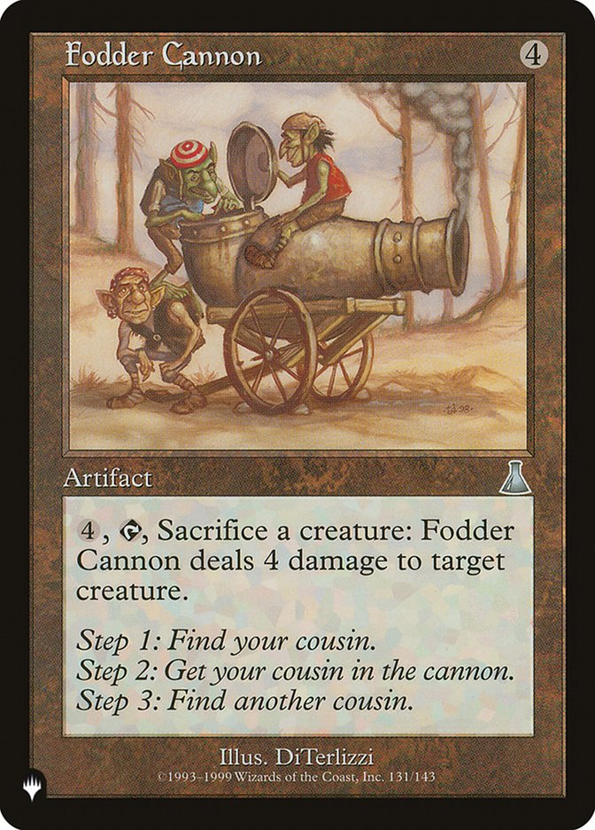 Fodder Cannon [The List] | Galaxy Games LLC