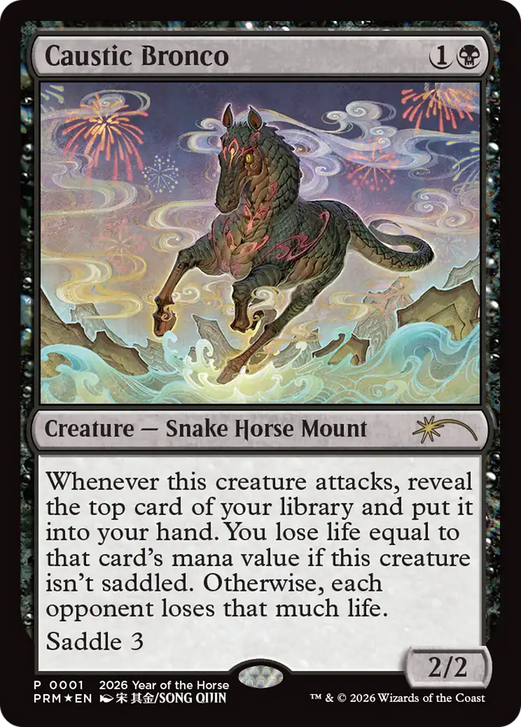 Caustic Bronco (Year of the Horse 2026) [Standard Showdown Promos] | Galaxy Games LLC