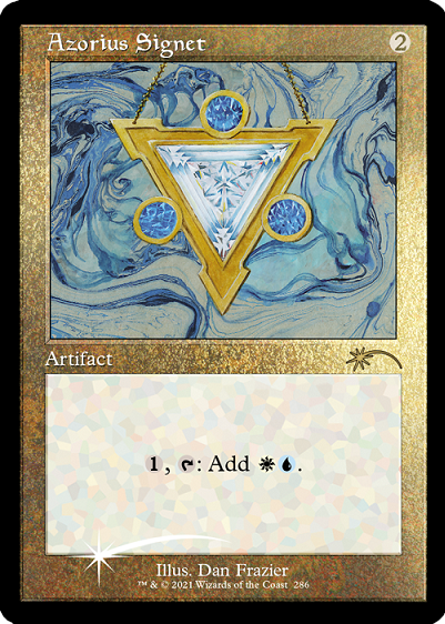 Azorius Signet (Retro) (Foil Etched) [Secret Lair Drop Series] | Galaxy Games LLC