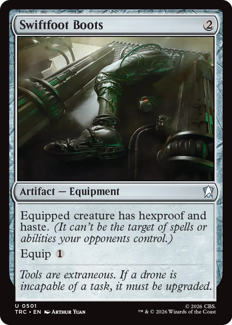 Swiftfoot Boots (Surge Foil) [Star Trek Commander] | Galaxy Games LLC