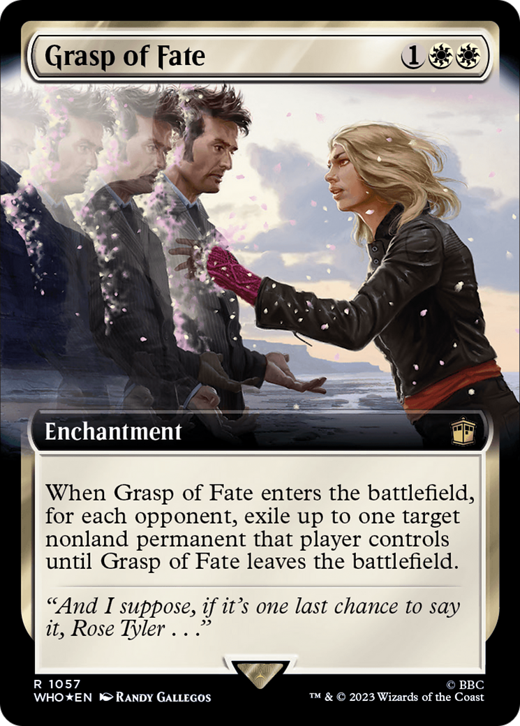 Grasp of Fate (Extended Art) (Surge Foil) [Doctor Who] | Galaxy Games LLC