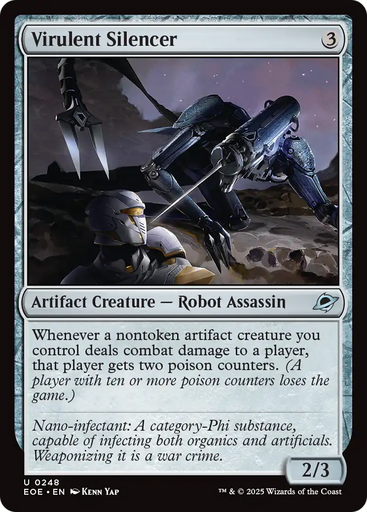 Virulent Silencer [Edge of Eternities] | Galaxy Games LLC