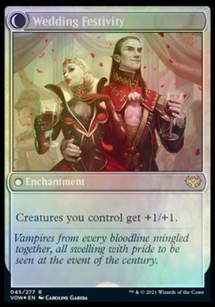 Wedding Announcement // Wedding Festivity [Innistrad: Crimson Vow Prerelease Promos] | Galaxy Games LLC