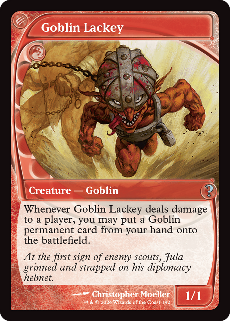 Goblin Lackey (Future Sight) [Mystery Booster 2] | Galaxy Games LLC