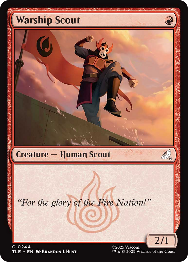 Warship scout [Avatar: The Last Airbender: Eternal-Legal] | Galaxy Games LLC