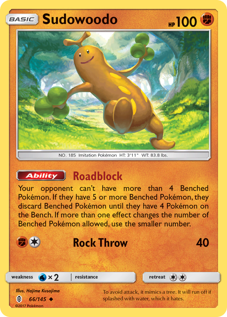 Sudowoodo (66/145) [Sun & Moon: Guardians Rising] | Galaxy Games LLC