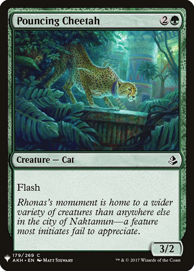 Pouncing Cheetah [Mystery Booster] | Galaxy Games LLC