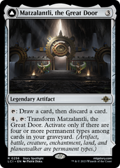Matzalantli, the Great Door // The Core [The Lost Caverns of Ixalan] | Galaxy Games LLC