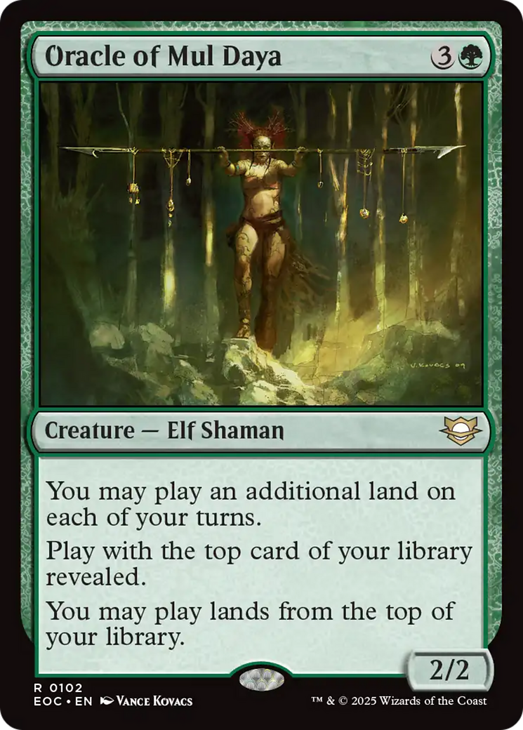 Oracle of Mul Daya [Edge of Eternities Commander] | Galaxy Games LLC