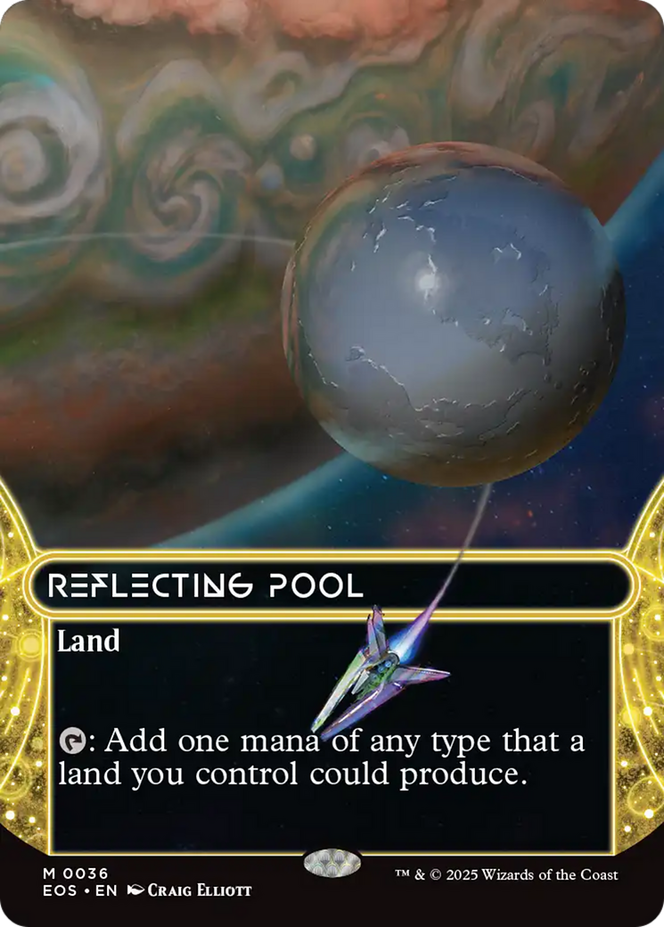 Reflecting Pool (0036) (Borderless) [Edge of Eternities: Stellar Sights] | Galaxy Games LLC