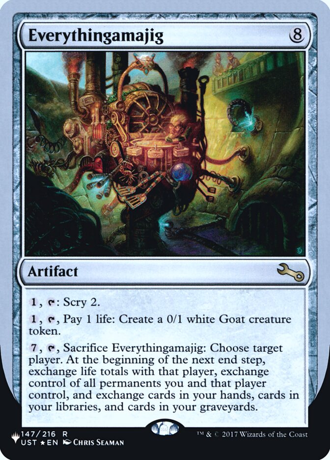 Everythingamajig (Scry) (Unfinity Foil Edition) [The List] | Galaxy Games LLC