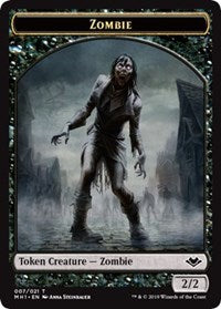 Zombie (007) // Bear (011) Double-Sided Token [Modern Horizons Tokens] | Galaxy Games LLC