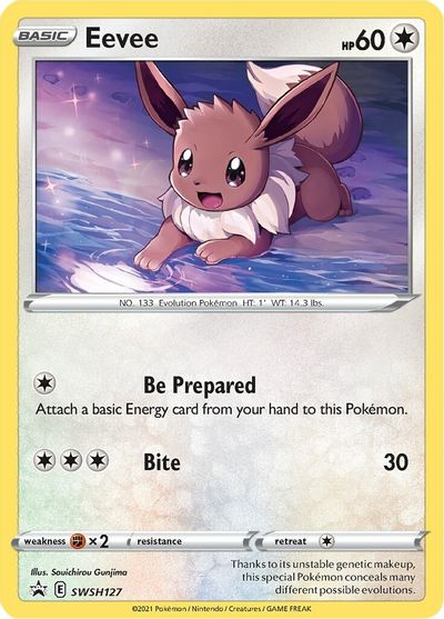 Eevee (SWSH127) [Sword & Shield: Black Star Promos] | Galaxy Games LLC