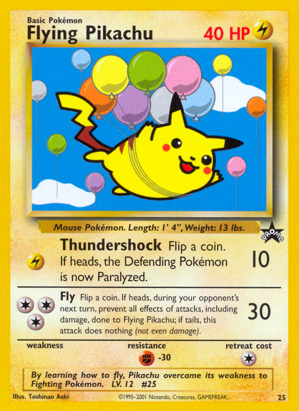 Flying Pikachu (25) [Wizards of the Coast: Black Star Promos] | Galaxy Games LLC