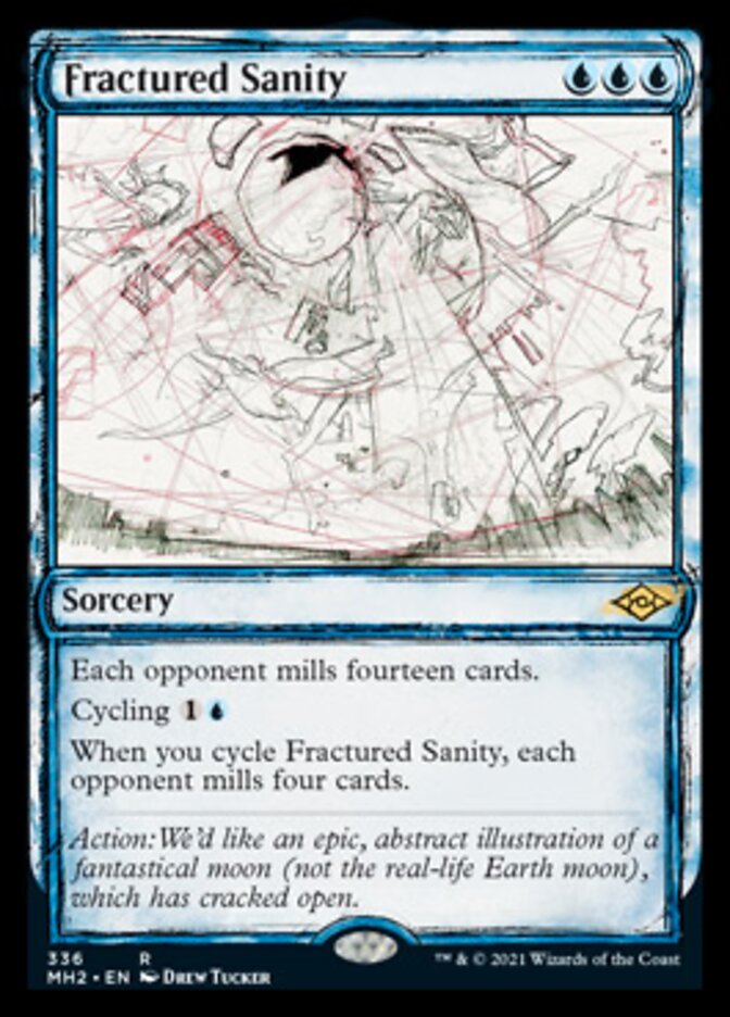 Fractured Sanity (Sketch) [Modern Horizons 2] | Galaxy Games LLC