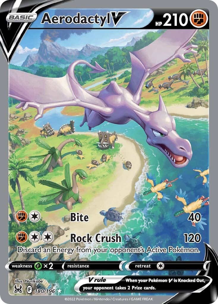 Aerodactyl V (180/196) [Sword & Shield: Lost Origin] | Galaxy Games LLC