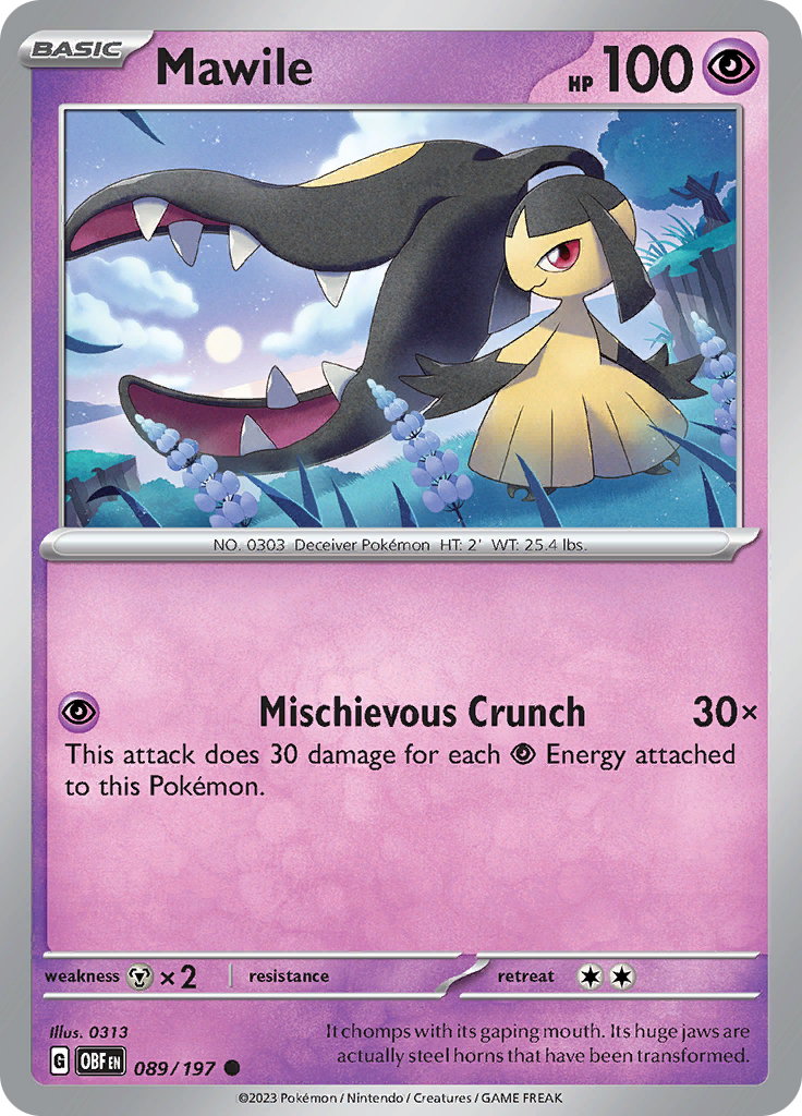 Mawile (089/197) [Scarlet & Violet: Obsidian Flames] | Galaxy Games LLC