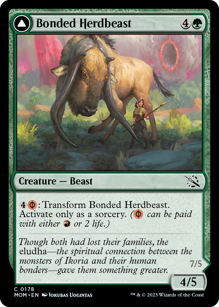 Bonded Herdbeast // Plated Kilnbeast [March of the Machine] | Galaxy Games LLC