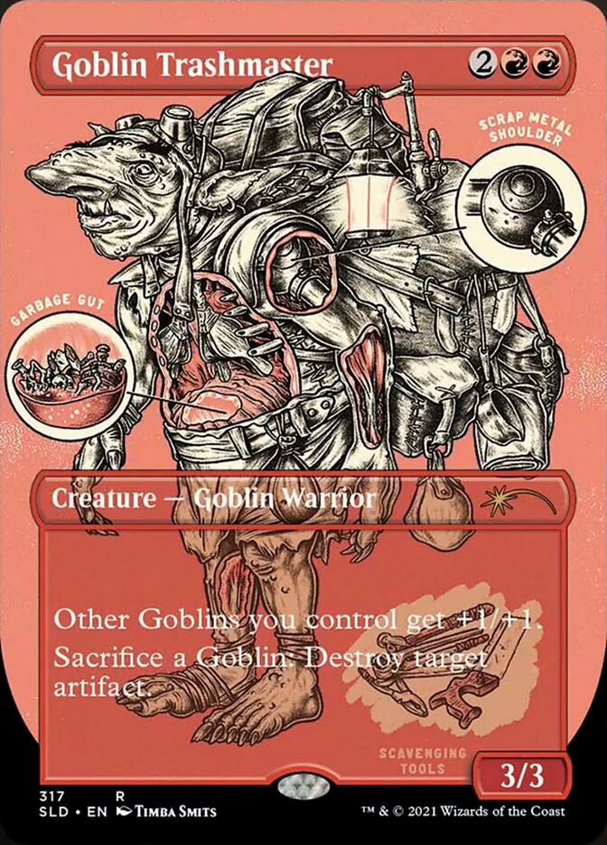 Goblin Trashmaster (Borderless) [Secret Lair Drop Series] | Galaxy Games LLC