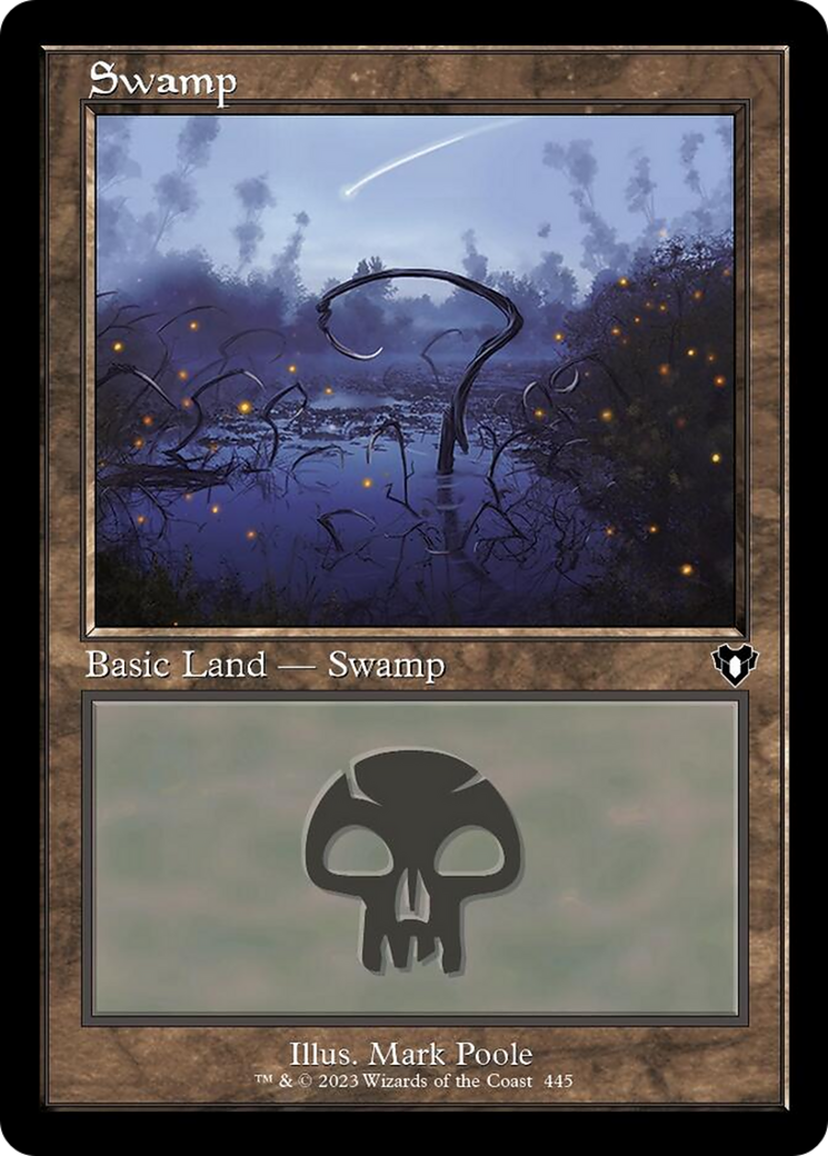 Swamp (445) (Retro) [Commander Masters] | Galaxy Games LLC