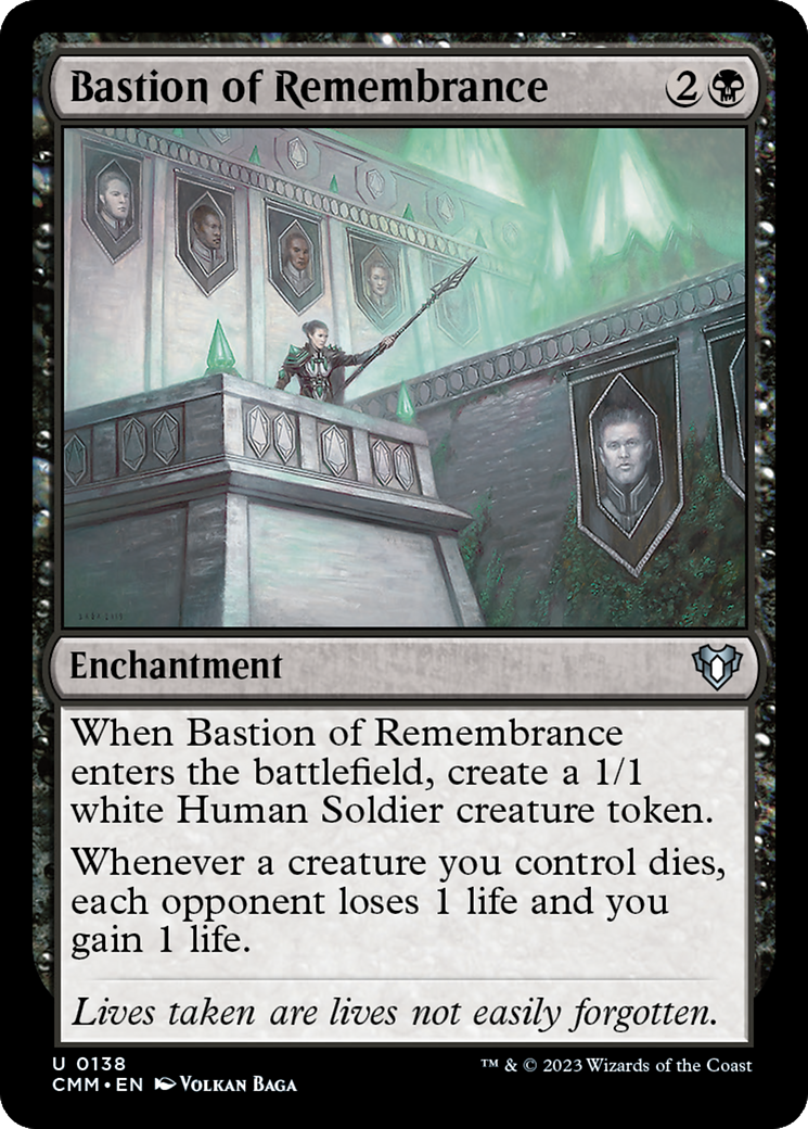 Bastion of Remembrance [Commander Masters] | Galaxy Games LLC