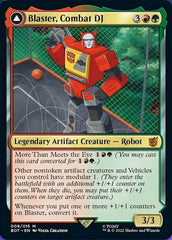 Blaster, Combat DJ // Blaster, Morale Booster [Transformers] | Galaxy Games LLC