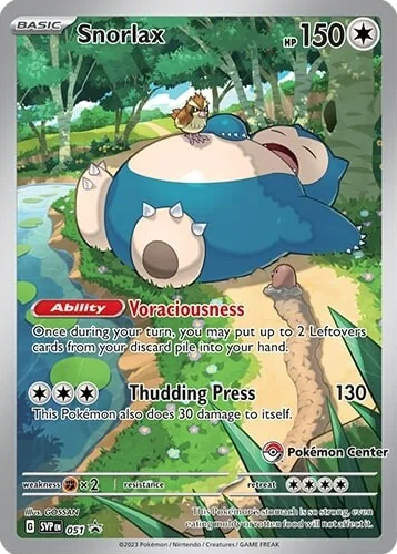 Snorlax (051) (Pokemon Center) [Scarlet & Violet: Black Star Promos] | Galaxy Games LLC