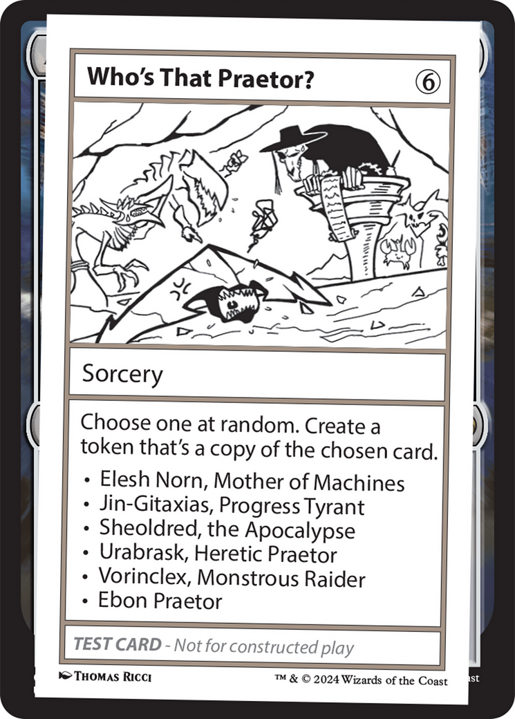 Who's That Praetor? [Mystery Booster 2 Playtest Cards] | Galaxy Games LLC