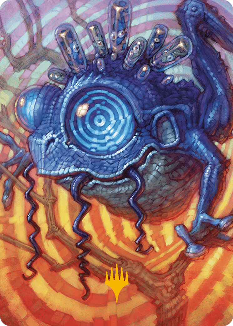 Psychic Frog Art Card (Gold-Stamped Planeswalker Symbol) [Modern Horizons 3 Art Series] | Galaxy Games LLC