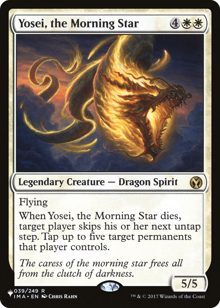 Yosei, the Morning Star [The List] | Galaxy Games LLC