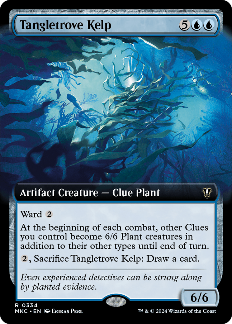 Tangletrove Kelp (Extended Art) [Murders at Karlov Manor Commander] | Galaxy Games LLC