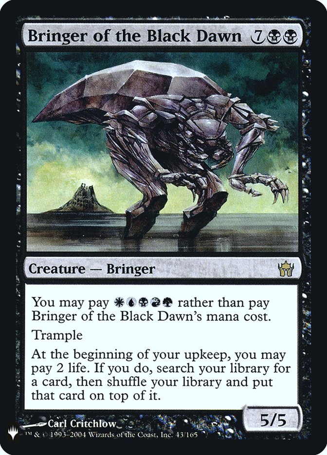 Bringer of the Black Dawn [Mystery Booster] | Galaxy Games LLC